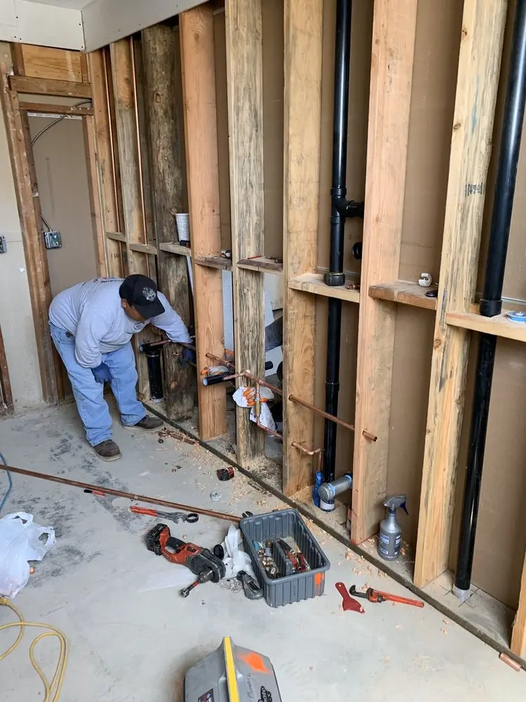 Commercial rough-in plumbing for Gas Line Repair in Penn Hall